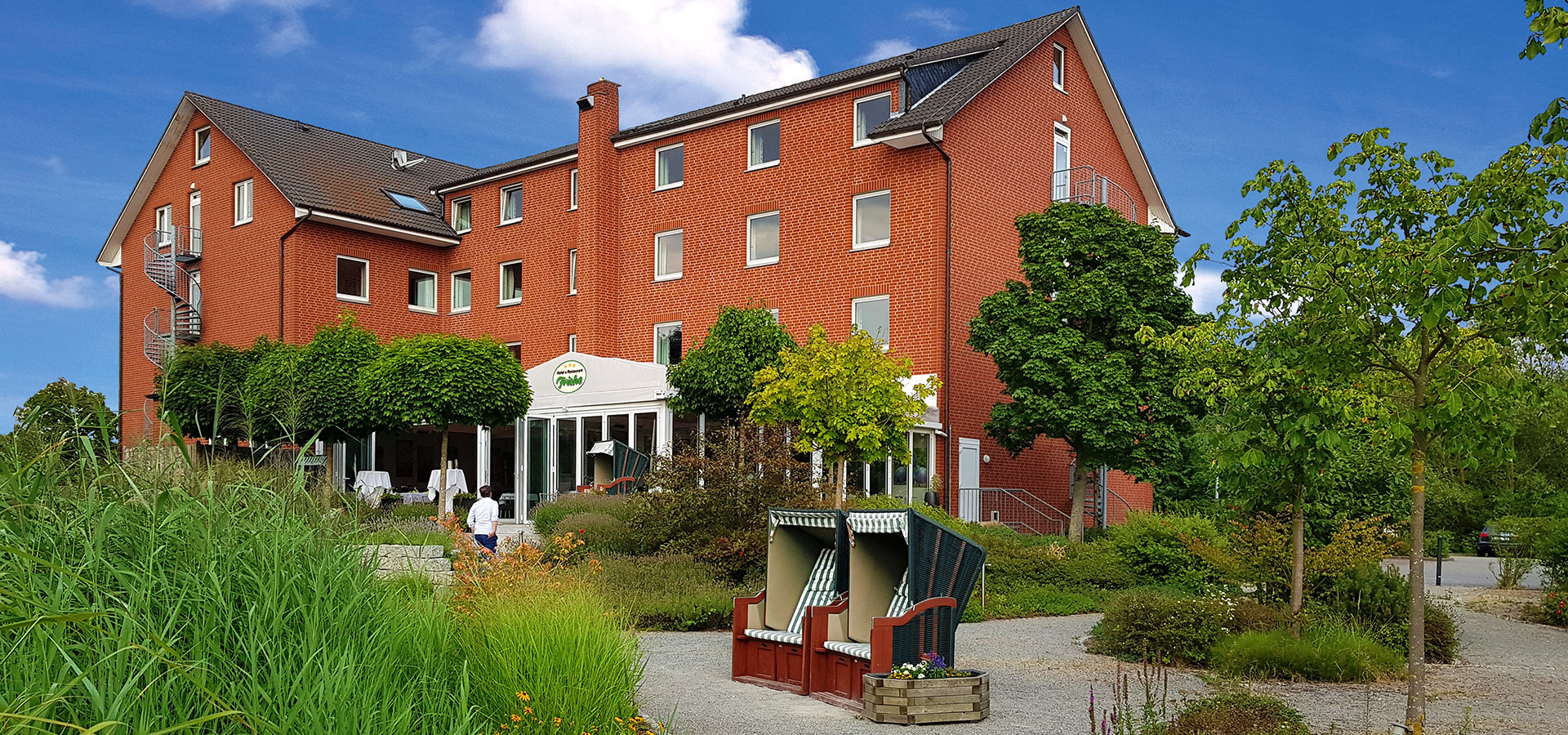 Terrace view of the Hotel & Restaurant Fricke