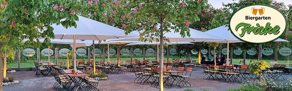 View into Fricke's digital beer garden